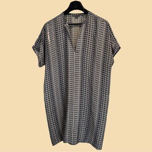 Vince Silk Mini Dress with Pockets